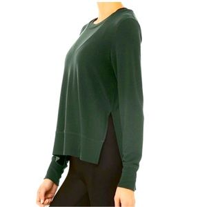 Alo forest green glimpse sweater